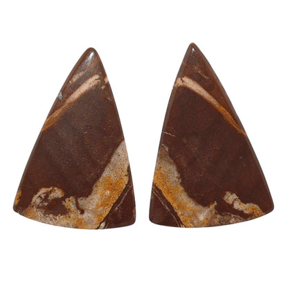 Outback Jasper Pair 18.3x27.2x3.5 mm Fancy Shape Polished Gemstone LS72-07439