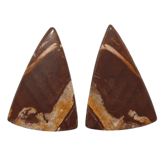 Outback Jasper Pair 18.3x27.2x3.5 mm Fancy Shape Polished Gemstone LS72-07439