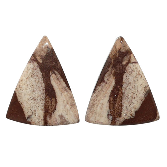Outback Jasper Pair 18x21.8x3.7 mm Fancy Shape Polished Gemstone LS72-07440