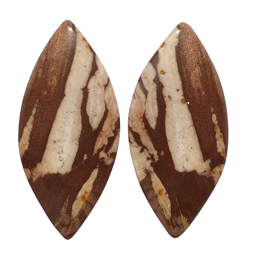 Outback Jasper Pair 14.5x31.2x3.7 mm Marquise Shape Polished Gemstone LS72-07442