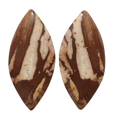 Outback Jasper Pair 14.5x31.2x3.7 mm Marquise Shape Polished Gemstone LS72-07442