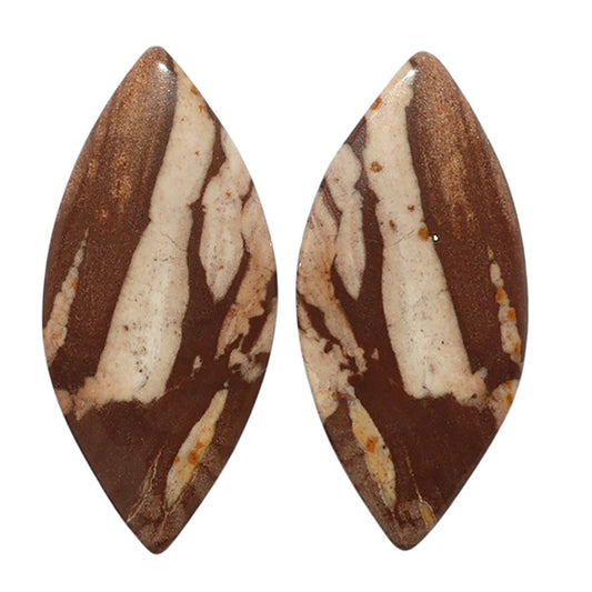 Outback Jasper Pair 14.5x31.2x3.7 mm Marquise Shape Polished Gemstone LS72-07442