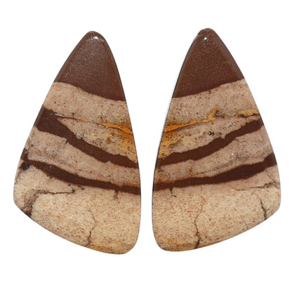 Outback Jasper Pair 14.5x25.5x4 mm Fancy Shape Polished Gemstone LS72-07443