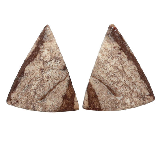 Outback Jasper Pair 20x23.8x4 mm Fancy Shape Polished Gemstone LS72-07446