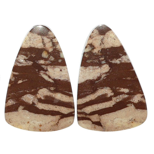 Outback Jasper Pair 13.9x21.2x4 mm Fancy Shape Polished Gemstone LS72-07447
