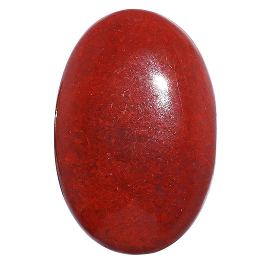 Red Moss Agate 20.9x31.4x6 mm Oval Shape Polished Gemstone LS73-07207