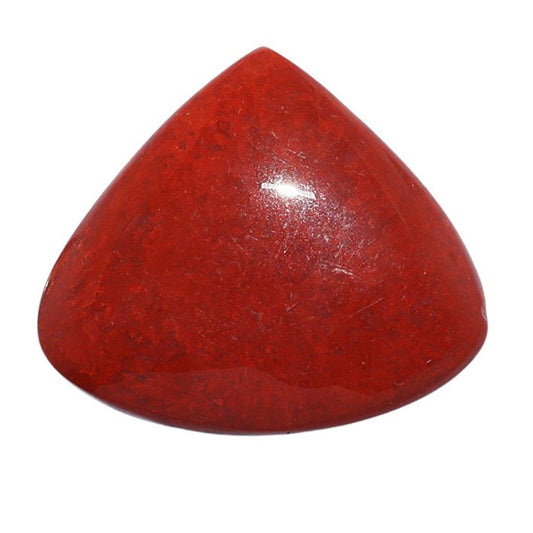 Red Moss Agate 28x32.15x5.5 mm Heart Shape Polished Gemstone LS73-07211