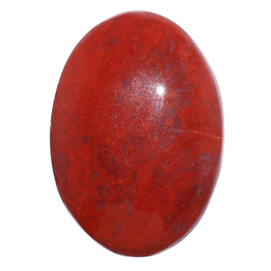 Red Moss Agate 20x28.35x6 mm Oval Shape Polished Gemstone LS73-07218