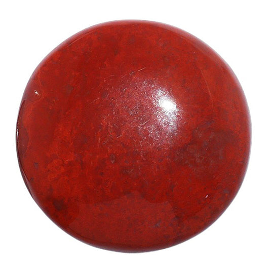 Red Moss Agate 28.5x28.5x6.7 mm Round Shape Polished Gemstone LS73-07220