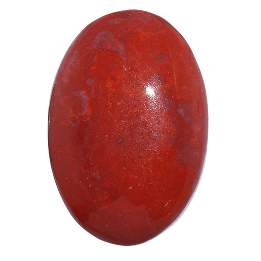 Red Moss Agate 20.5x30.15x6 mm Oval Shape Polished Gemstone LS73-07221
