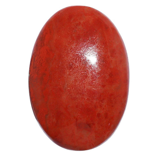 Red Moss Agate 21.1x30.25x5 mm Oval Shape Polished Gemstone LS73-07225
