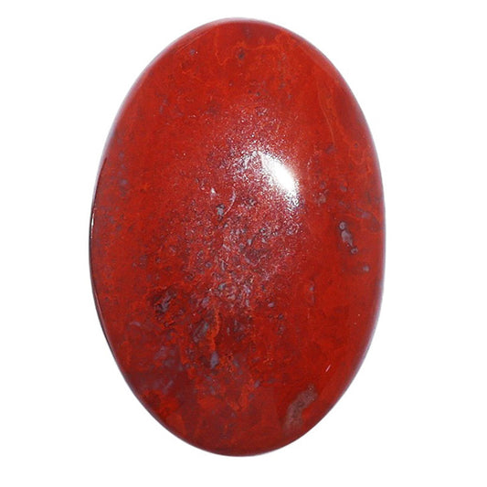 Red Moss Agate 20.2x30.1x5.3 mm Oval Shape Polished Gemstone LS73-07234