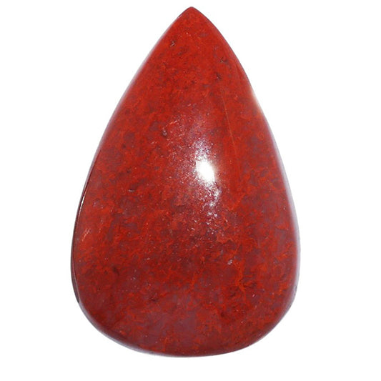 Red Moss Agate 19x29.1x6 mm Pear Shape Polished Gemstone LS73-07235