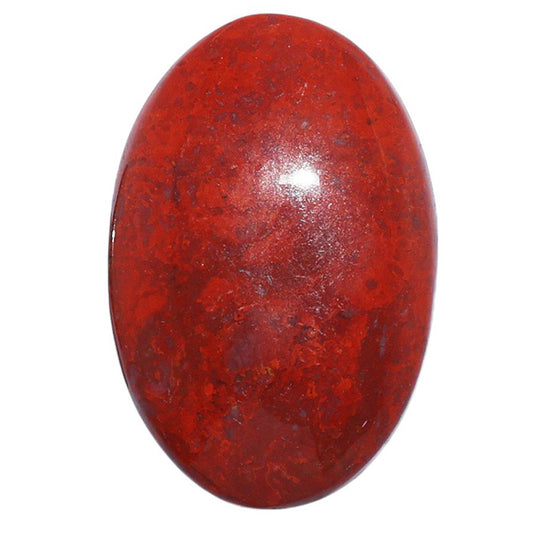 Red Moss Agate 22x33x5.5 mm Oval Shape Polished Gemstone LS73-07238