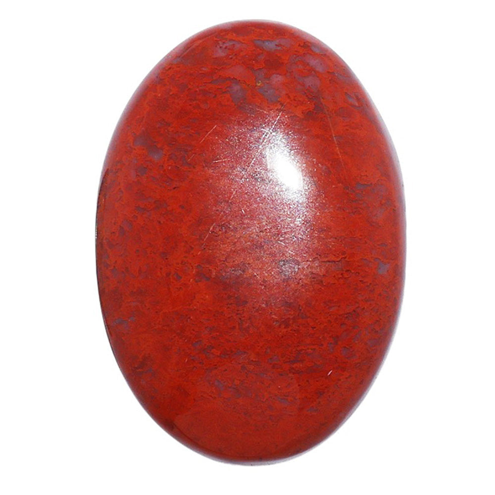 Red Moss Agate 22.2x32x6.5 mm Oval Shape Polished Gemstone LS73-07240