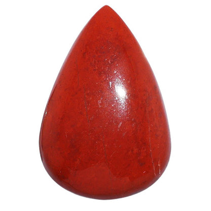 Red Moss Agate 20.2x30.15x5 mm Pear Shape Polished Gemstone LS73-07242