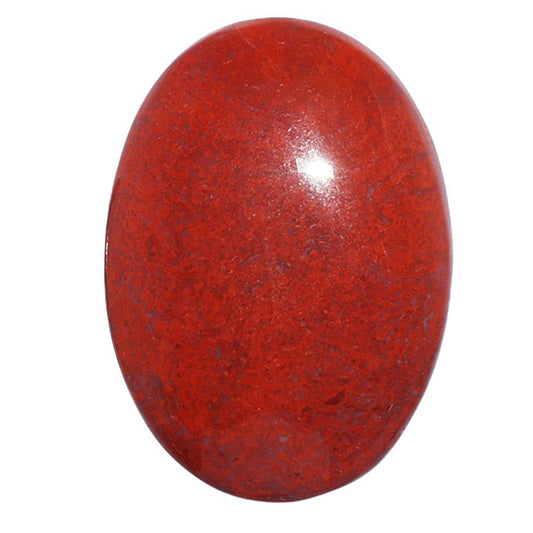 Red Moss Agate 22.55x31.55x5 mm Oval Shape Polished Gemstone LS73-07243