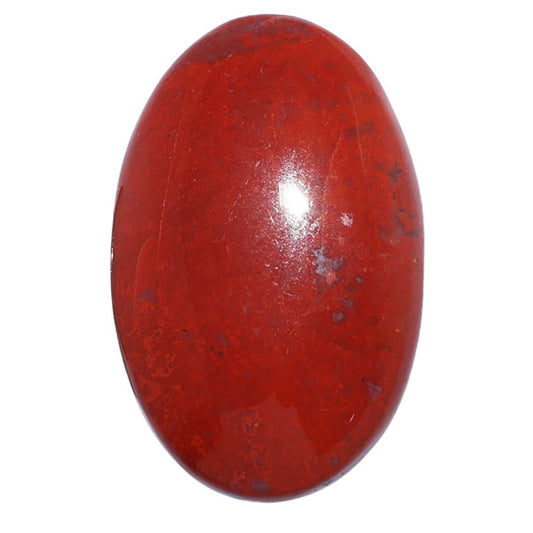Red Moss Agate 22.4x35x6 mm Oval Shape Polished Gemstone LS73-07245