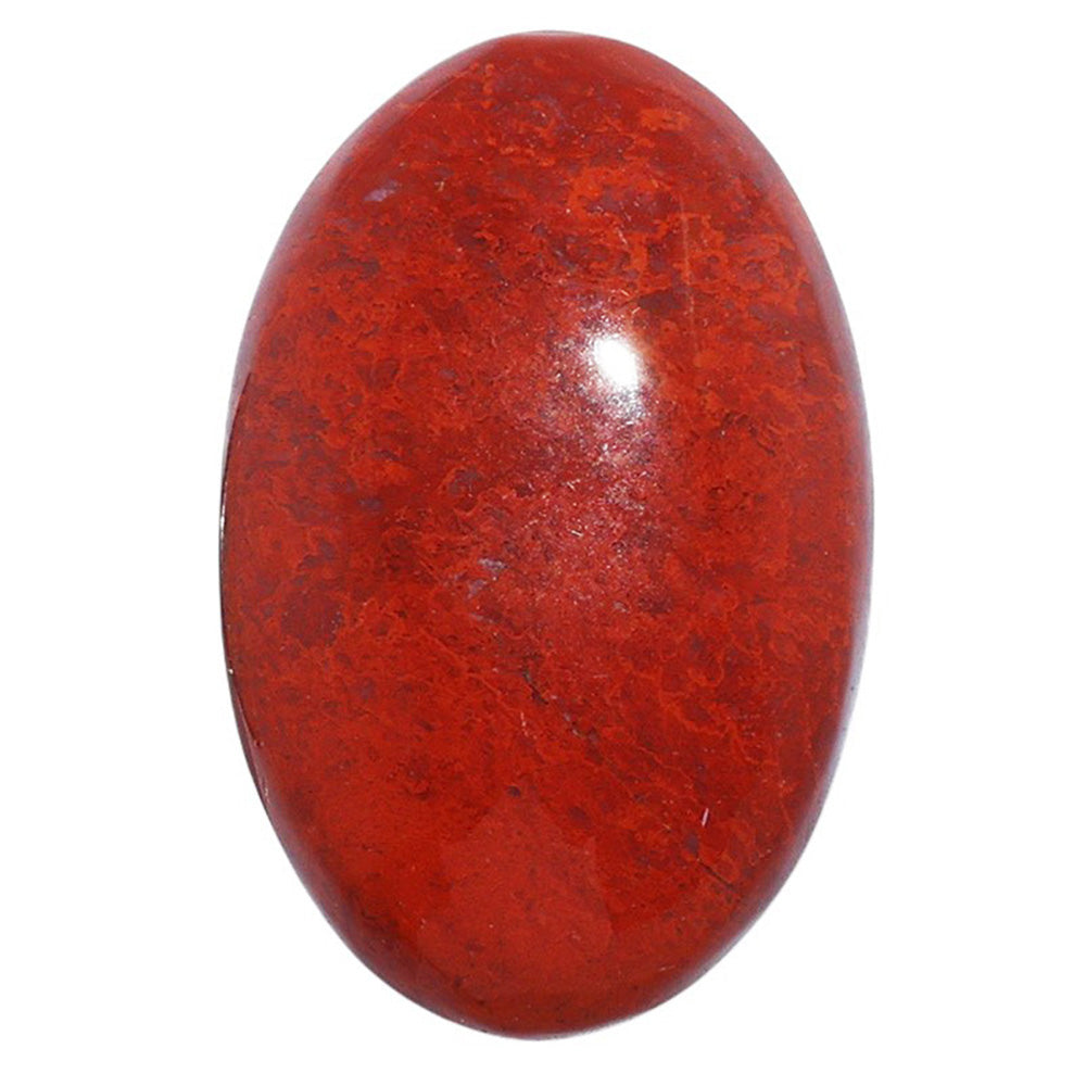 Red Moss Agate 20.7x32x7 mm Oval Shape Polished Gemstone LS73-07246