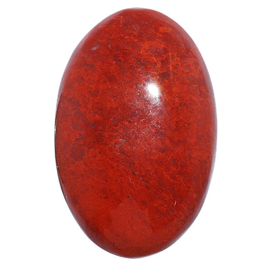 Red Moss Agate 20.7x32x7 mm Oval Shape Polished Gemstone LS73-07246