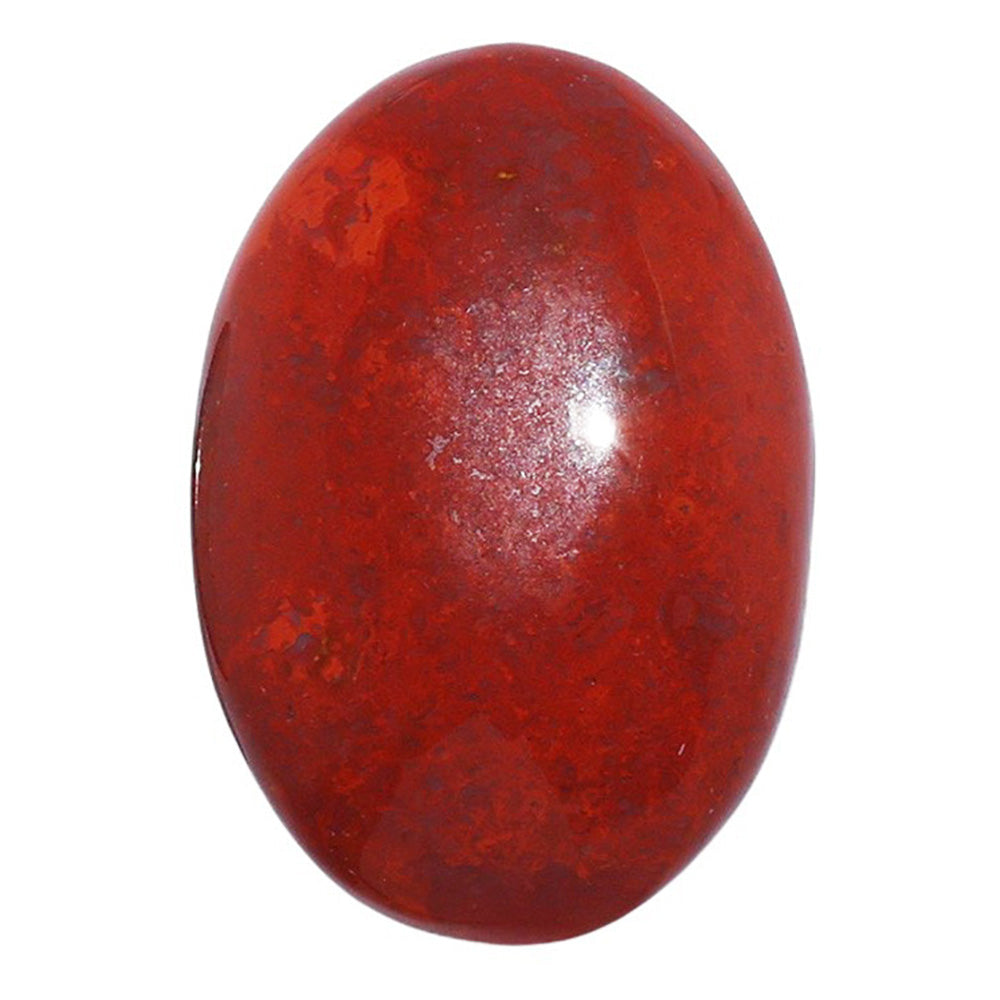 Red Moss Agate 19.1x28x6 mm Oval Shape Polished Gemstone LS73-07249