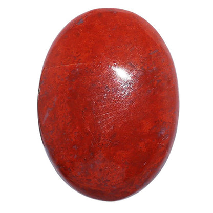 Red Moss Agate 23.6x32.1x6 mm Oval Shape Polished Gemstone LS73-07250