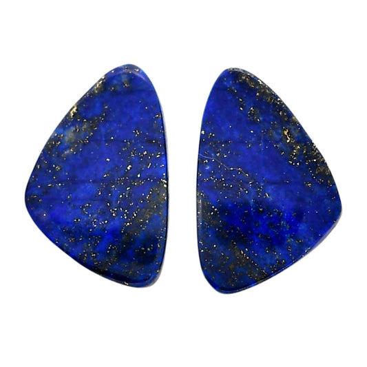 Lapis Lazuli Pair 14.2x22x3.7 mm Fancy Shape Polished Gemstone LS74-04520