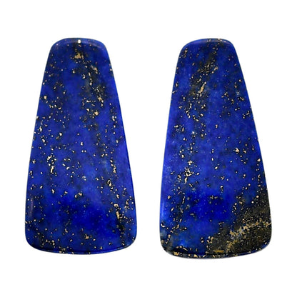 Lapis Lazuli Pair 13.4x26x3.5 mm Fancy Shape Polished Gemstone LS74-04523
