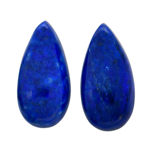 Lapis Lazuli Pair 10.15x20.3x5 mm Pear Shape Polished Gemstone LS74-04529