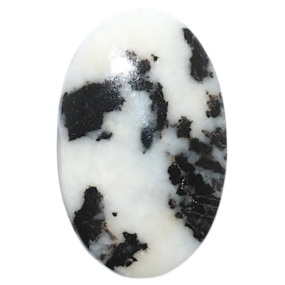 Black Zebra Jasper 19.1x30.5x4.5 mm Oval Shape Polished Gemstone LS75-08197