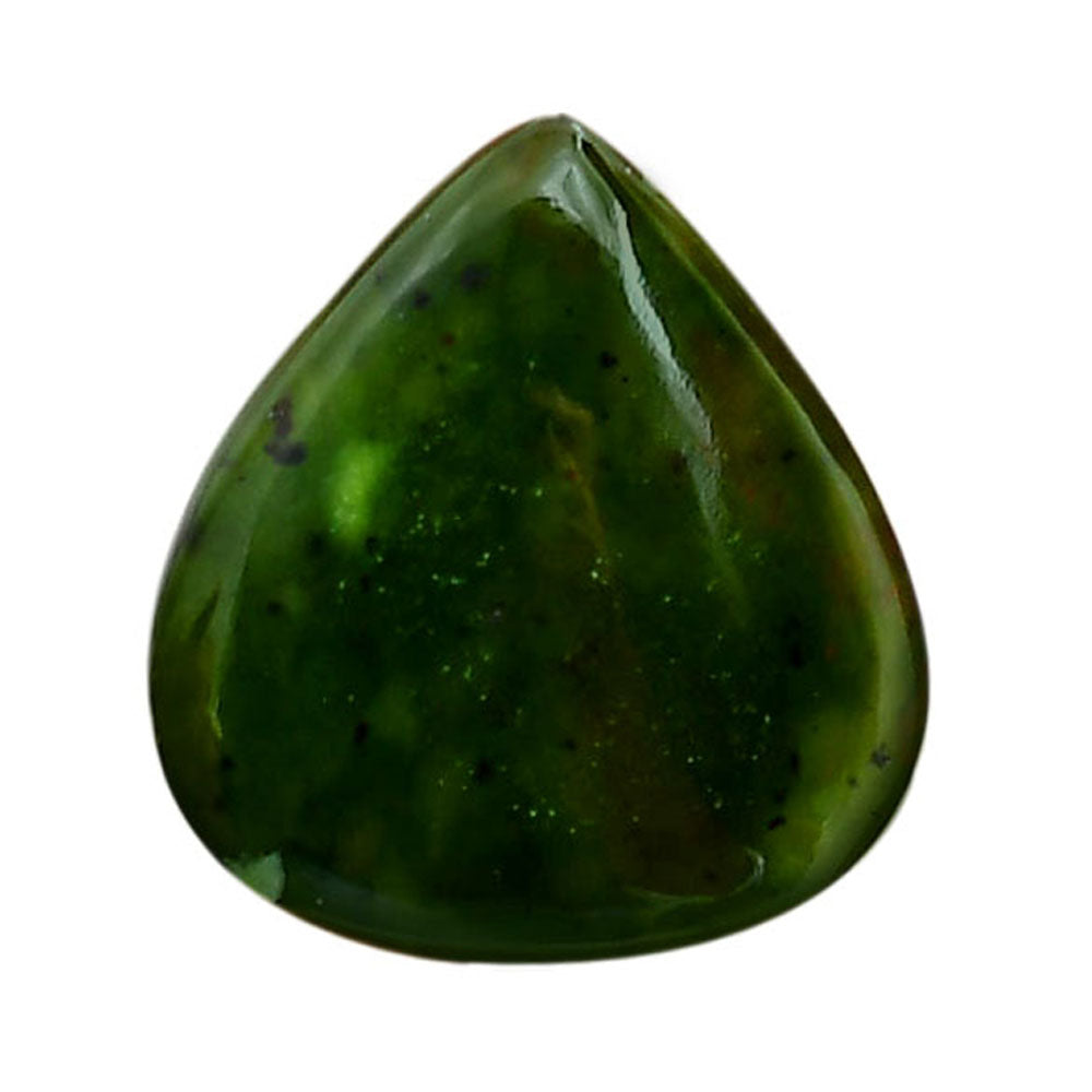 Nephrite Jade 24.5x27x5.7 mm Heart Shape Polished Gemstone LS76-05936