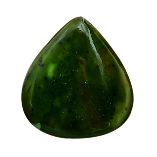 Nephrite Jade 24.5x27x5.7 mm Heart Shape Polished Gemstone LS76-05936