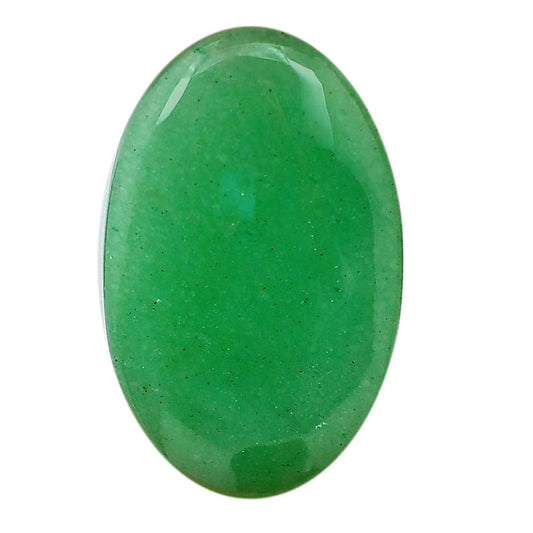 Green Aventurine 25.3x41.2x6 mm Oval Shape Polished Gemstone LS76-06216