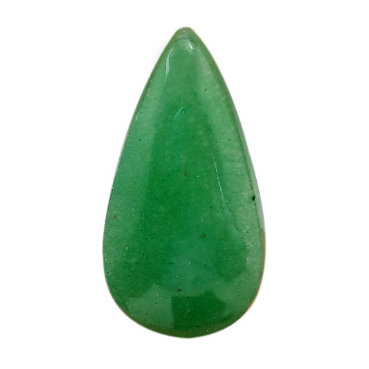 Green Aventurine 17.4x33.6x6 mm Pear Shape Polished Gemstone LS76-06217