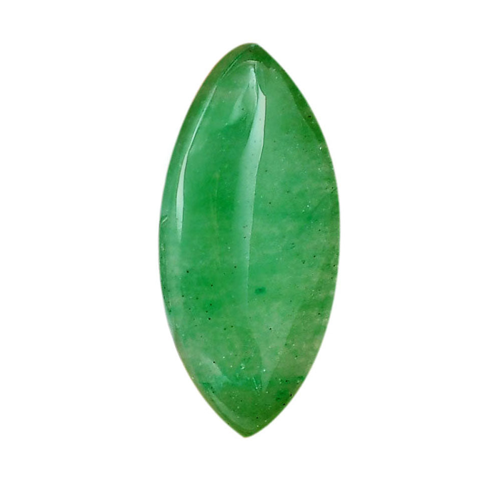 Green Aventurine 16.4x34.5x5 mm Marquise Shape Polished Gemstone LS76-06222