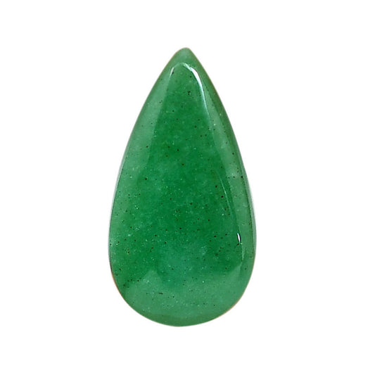 Green Aventurine 16.3x31.15x5 mm Pear Shape Polished Gemstone LS76-06224