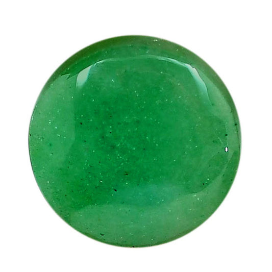 Green Aventurine 24x24x6.4 mm Round Shape Polished Gemstone LS76-06225