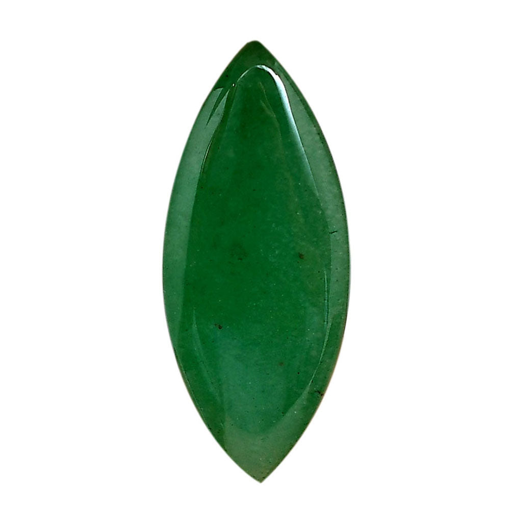 Green Aventurine 17.7x41.9x5.5 mm Marquise Shape Polished Gemstone LS76-06226
