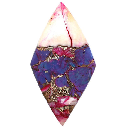Kingman Pink Dahlia Turquoise 18x34.1x3 mm Fancy Shape Polished Gemstone LS78-09083