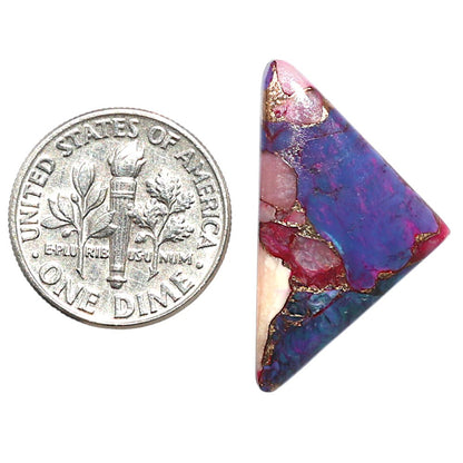 Kingman Pink Dahlia Turquoise 15.5x26.8x3 mm Fancy Shape Polished Gemstone LS78-09085