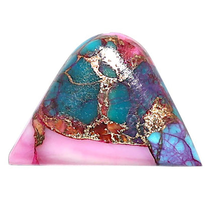 Kingman Pink Dahlia Turquoise 14.5x21x3.8 mm Fancy Shape Polished Gemstone LS78-09092