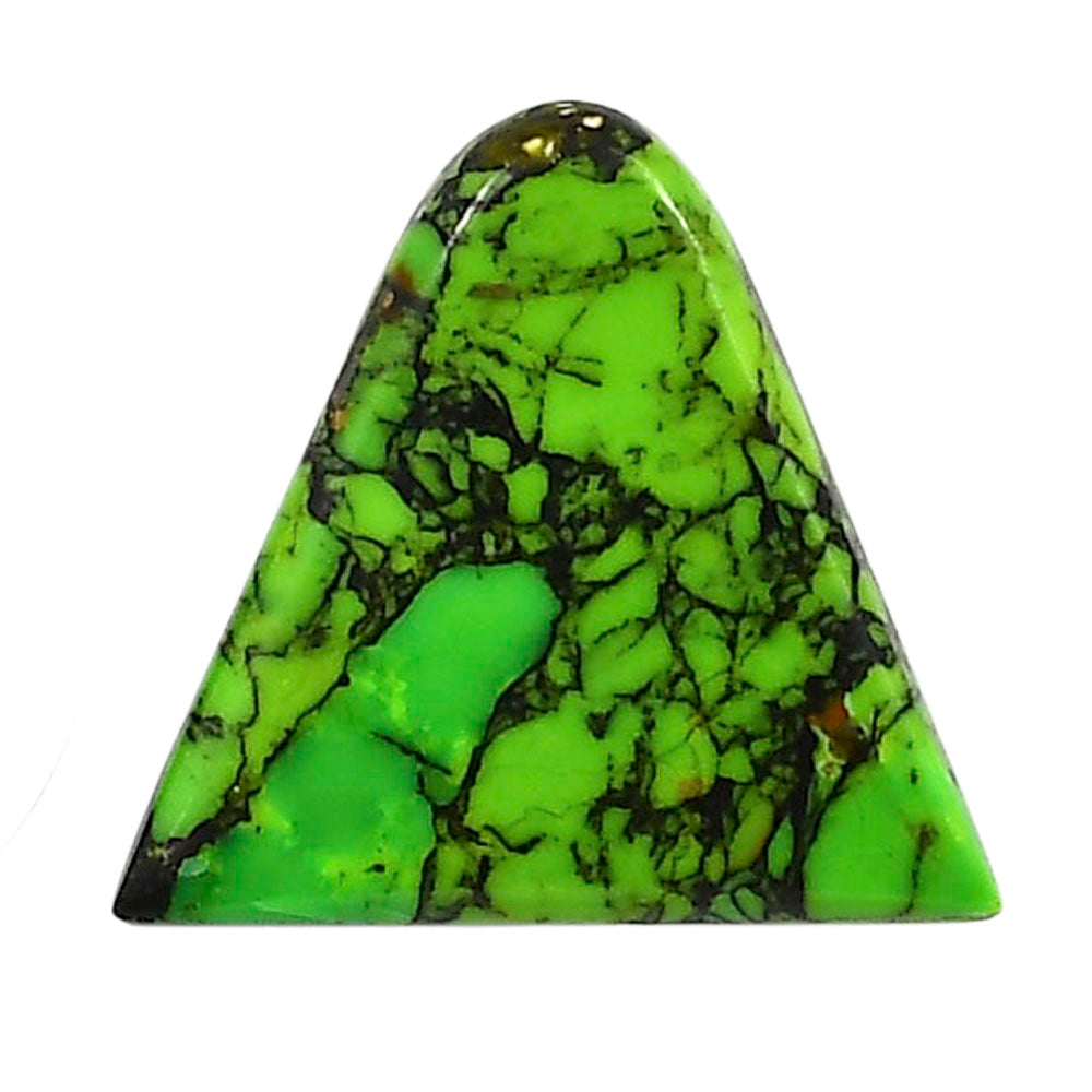 Green Matrix Turquoise 21.25x23x3 mm Fancy Shape Polished Gemstone LS79-05046