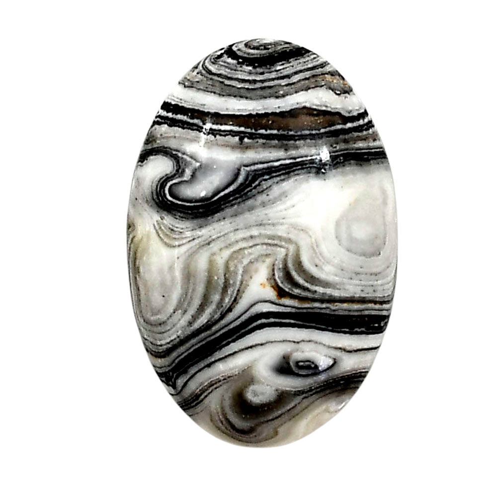 Prairie Agate 19.5x29.5x6 mm Oval Shape Polished Gemstone LS83-05073