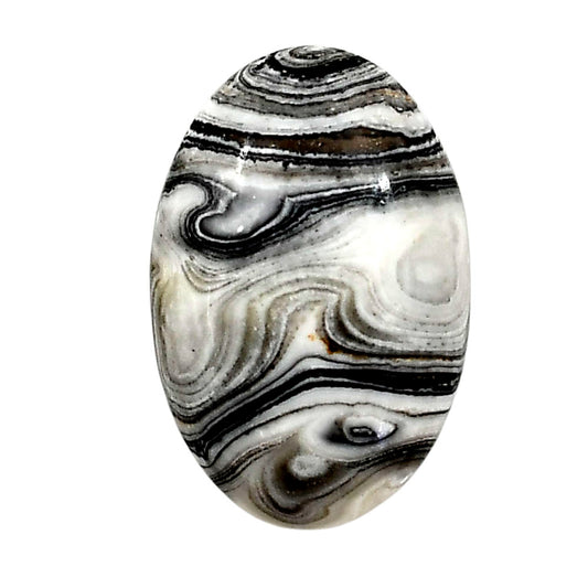 Prairie Agate 19.5x29.5x6 mm Oval Shape Polished Gemstone LS83-05073