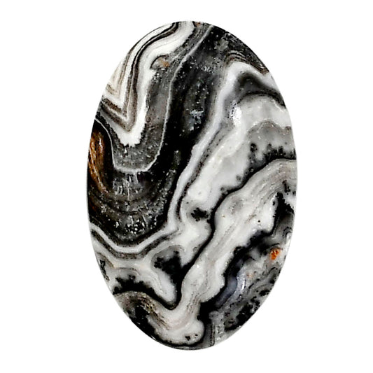 Prairie Agate 18.4x28.65x6 mm Oval Shape Polished Gemstone LS83-05076