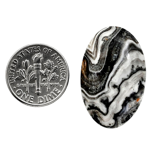 Prairie Agate 18.4x28.65x6 mm Oval Shape Polished Gemstone LS83-05076