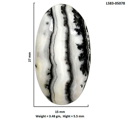 Prairie Agate 15x27x5.5 mm Oval Shape Polished Gemstone LS83-05078
