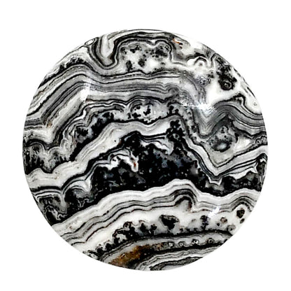 Prairie Agate 26.35x26.7x5.8 mm Round Shape Polished Gemstone LS83-05080