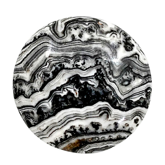 Prairie Agate 26.35x26.7x5.8 mm Round Shape Polished Gemstone LS83-05080