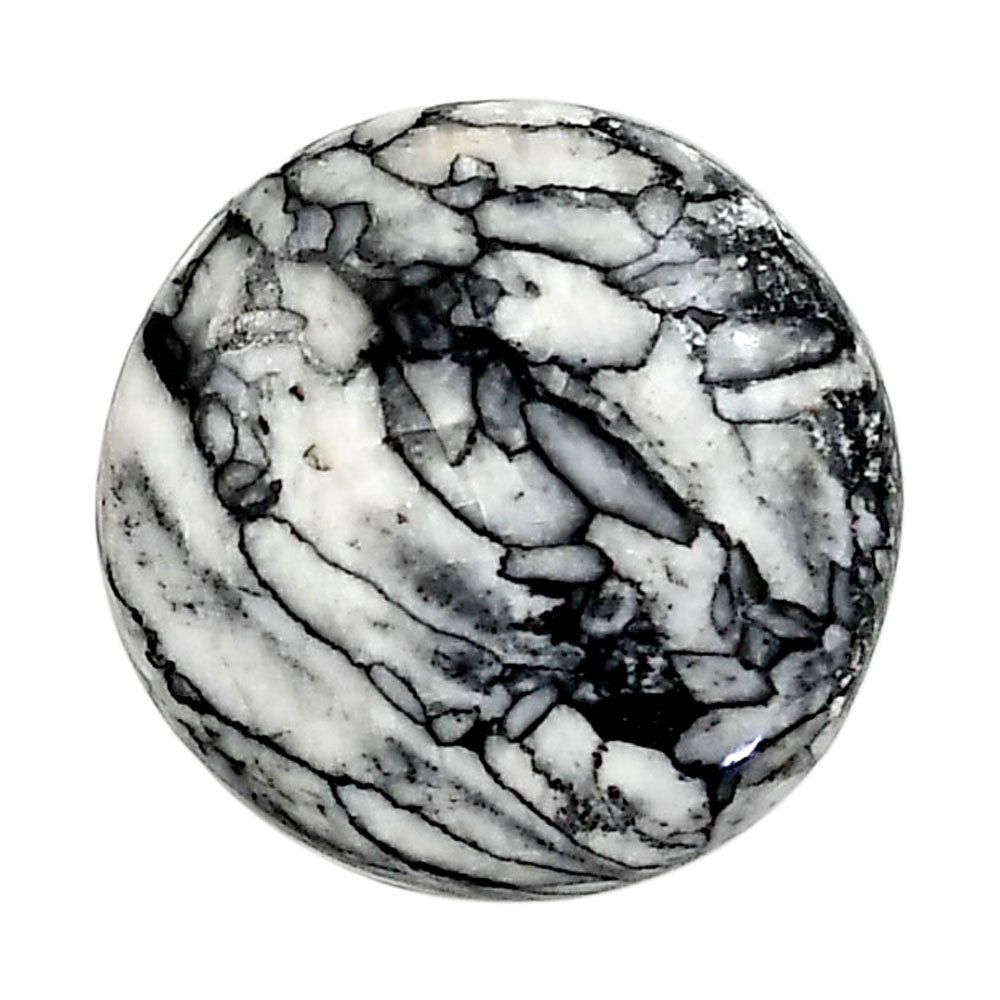 Prairie Agate 25.45x26x5.7 mm Round Shape Polished Gemstone LS83-05081